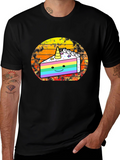 Unicorn Cake Graphic T-Shirt