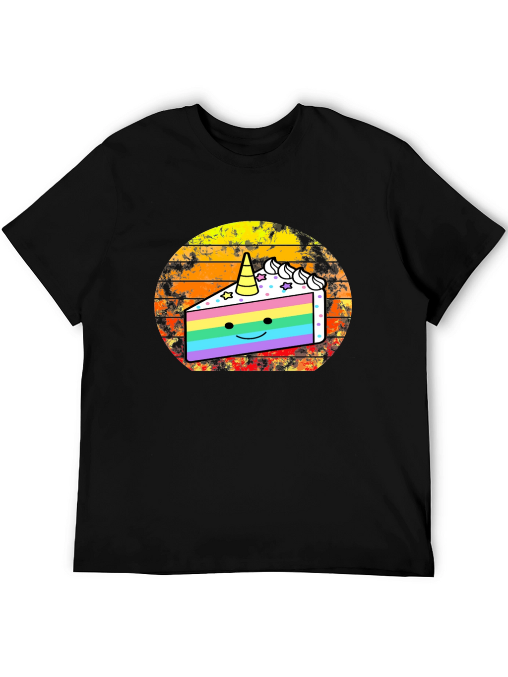 Unicorn Cake Graphic T-Shirt