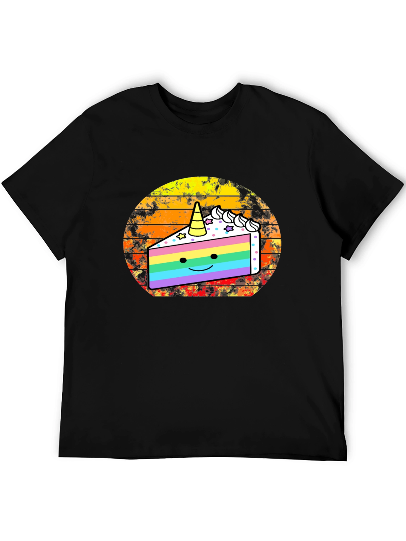 Unicorn Cake Graphic T-Shirt