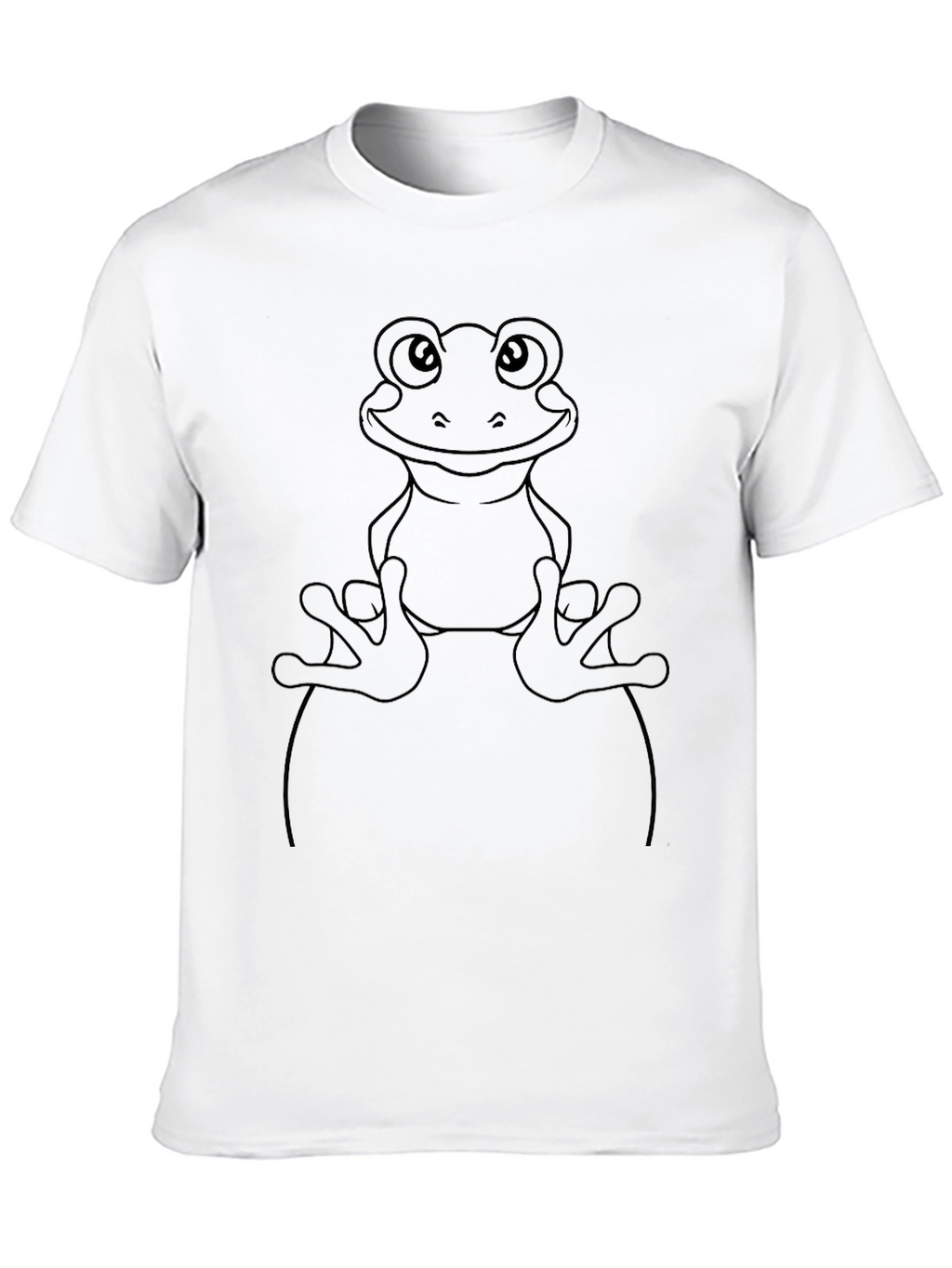 Frog Graphic Tee - Relaxed Fit Black T-Shirt