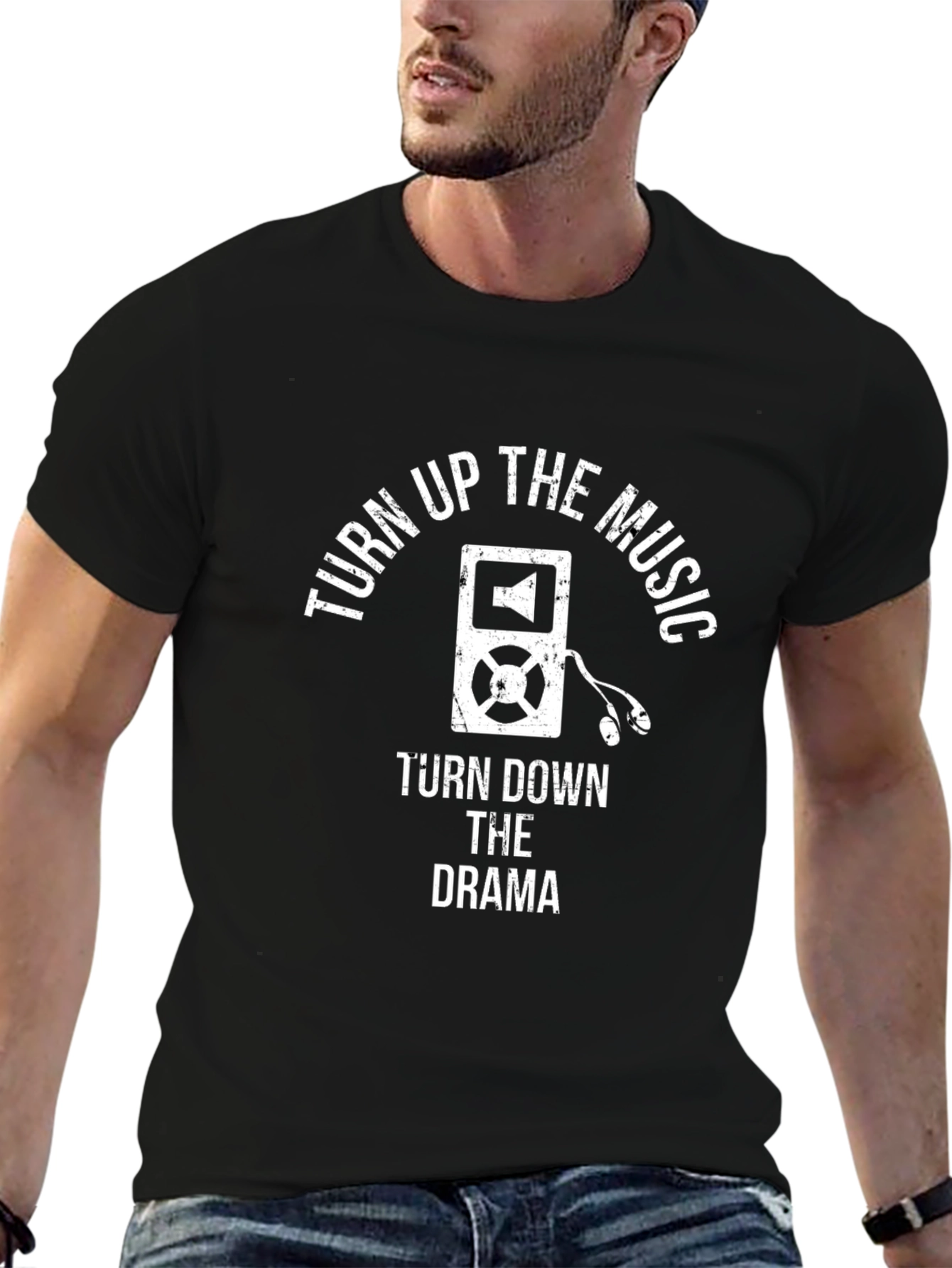 Turn Up The Music Graphic Tee