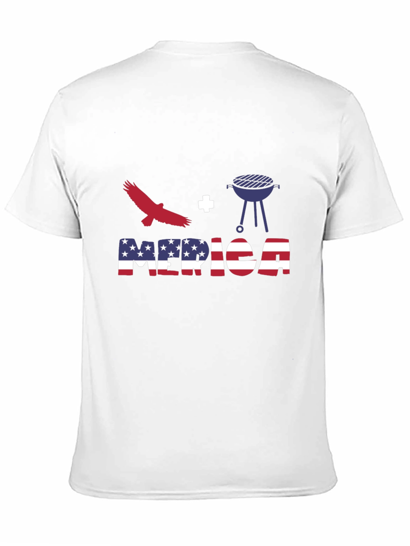 Patriotic Eagle + Grill T-Shirt - Merica BBQ