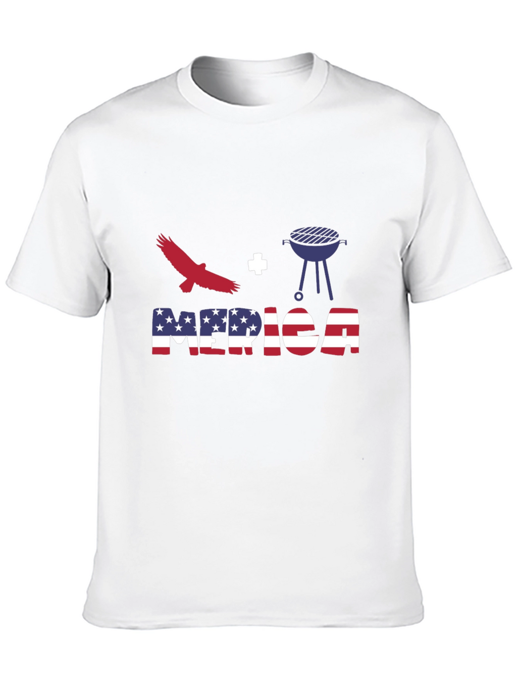 Patriotic Eagle + Grill T-Shirt - Merica BBQ