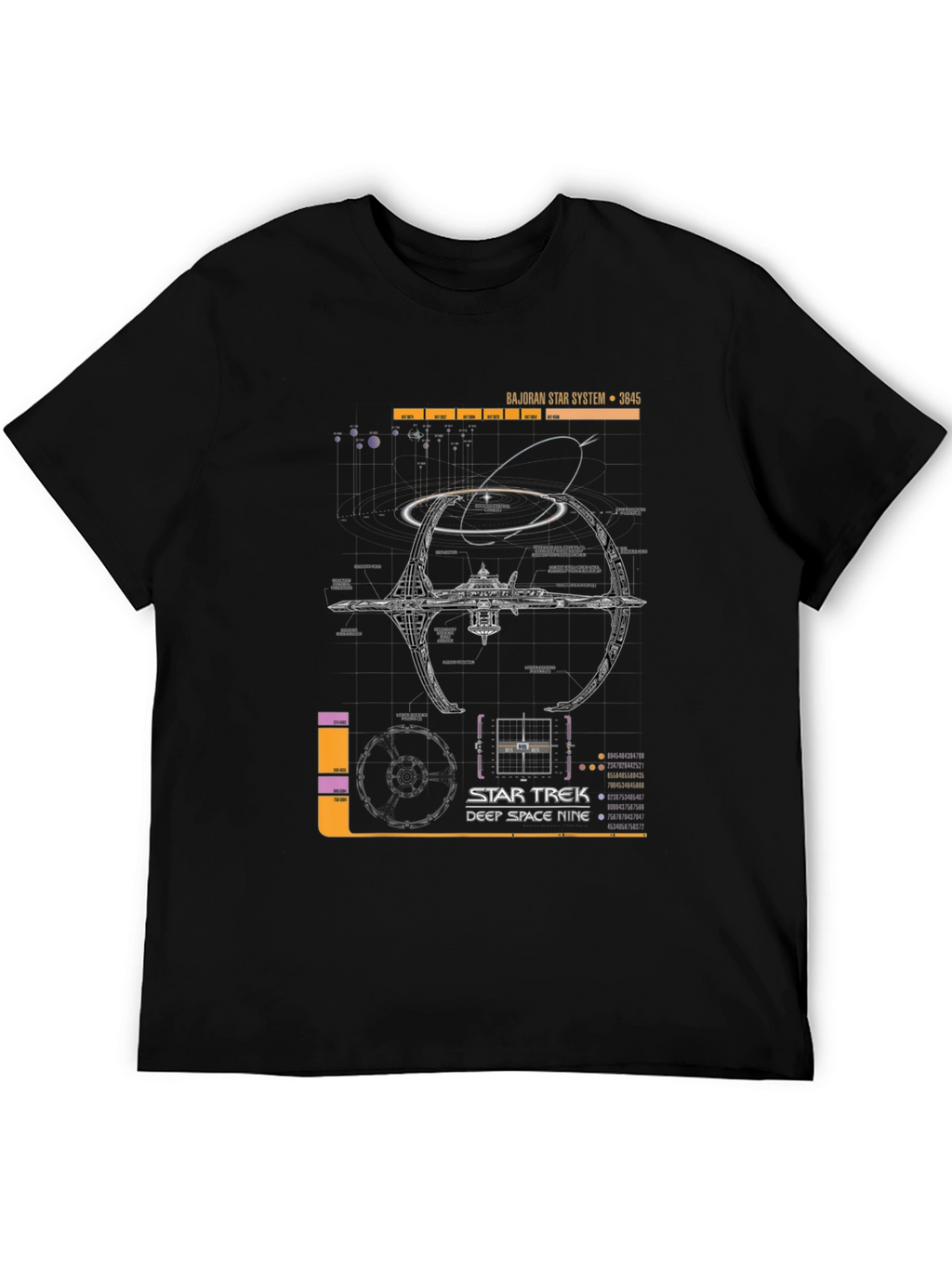 Star Trek Deep Space Nine Schematic T-Shirt