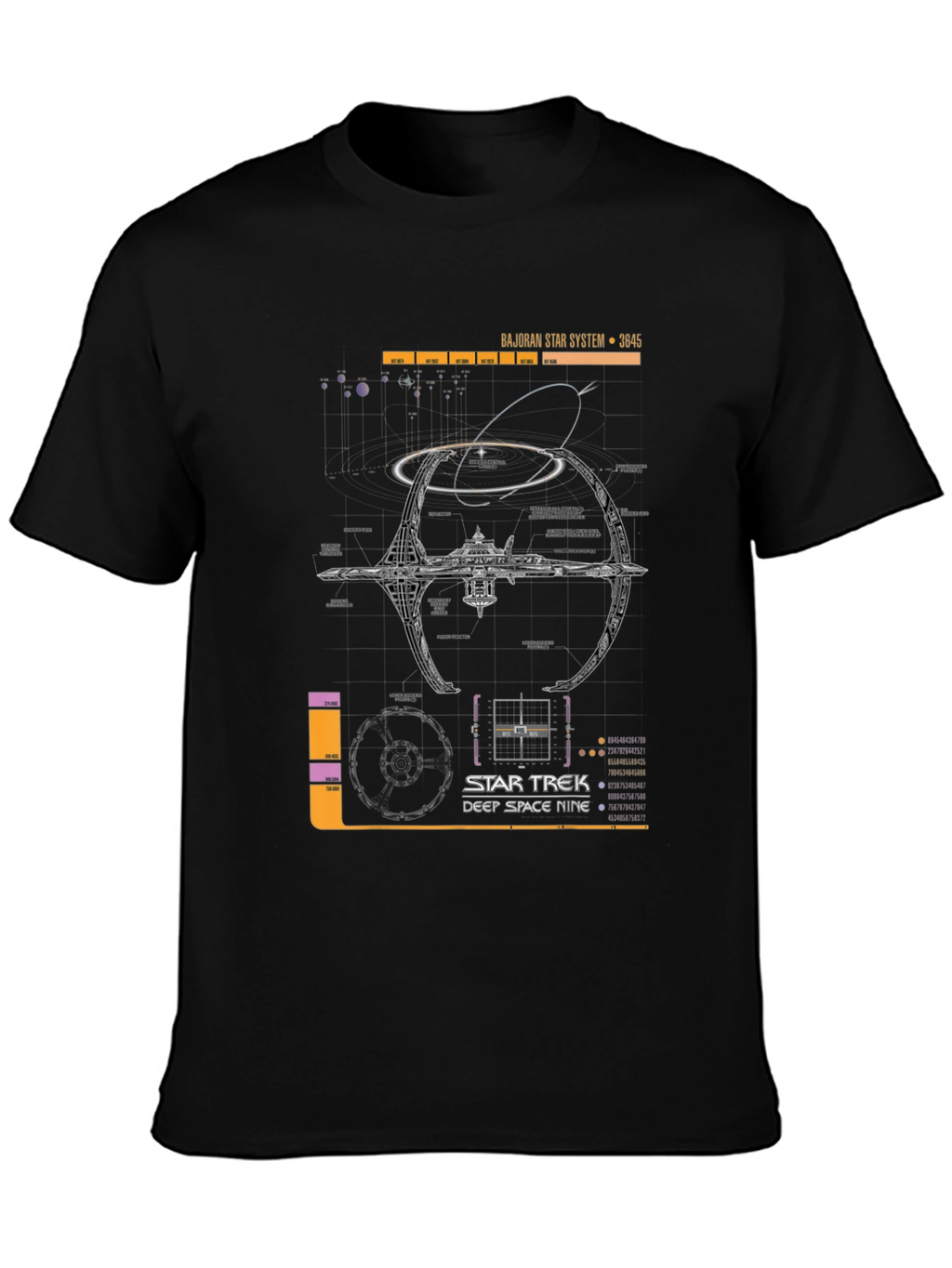 Star Trek Deep Space Nine Schematic T-Shirt