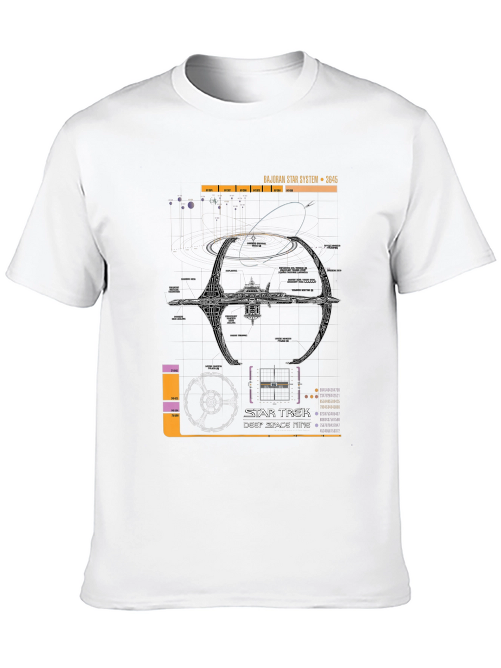 Star Trek Deep Space Nine Schematic T-Shirt
