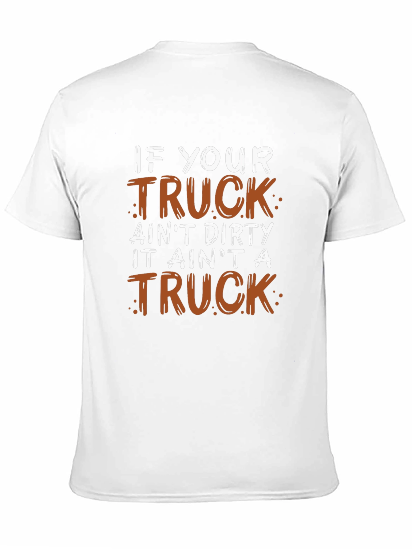 Dirty Truck Graphic Tee - Mens Black Cotton T-Shirt