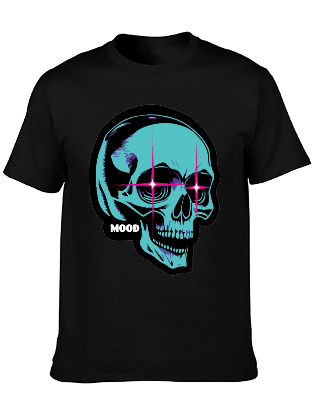 Neon Skull Mood T-Shirt