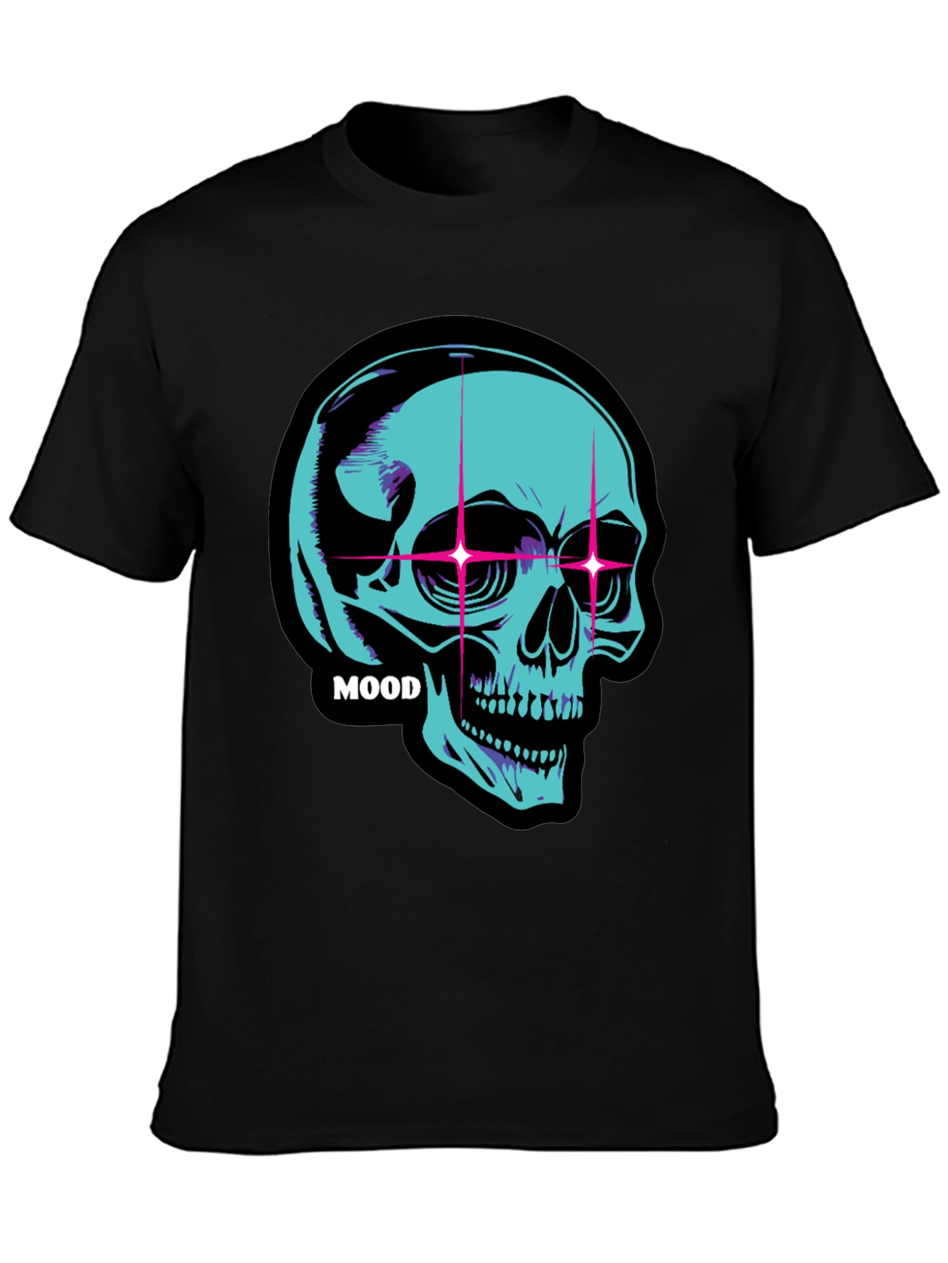 Neon Skull Mood T-Shirt