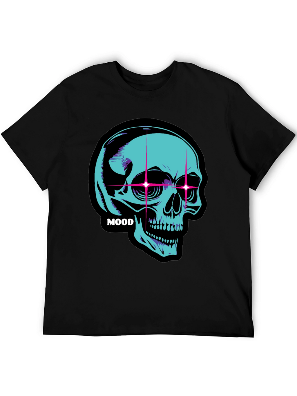 Neon Skull Mood T-Shirt