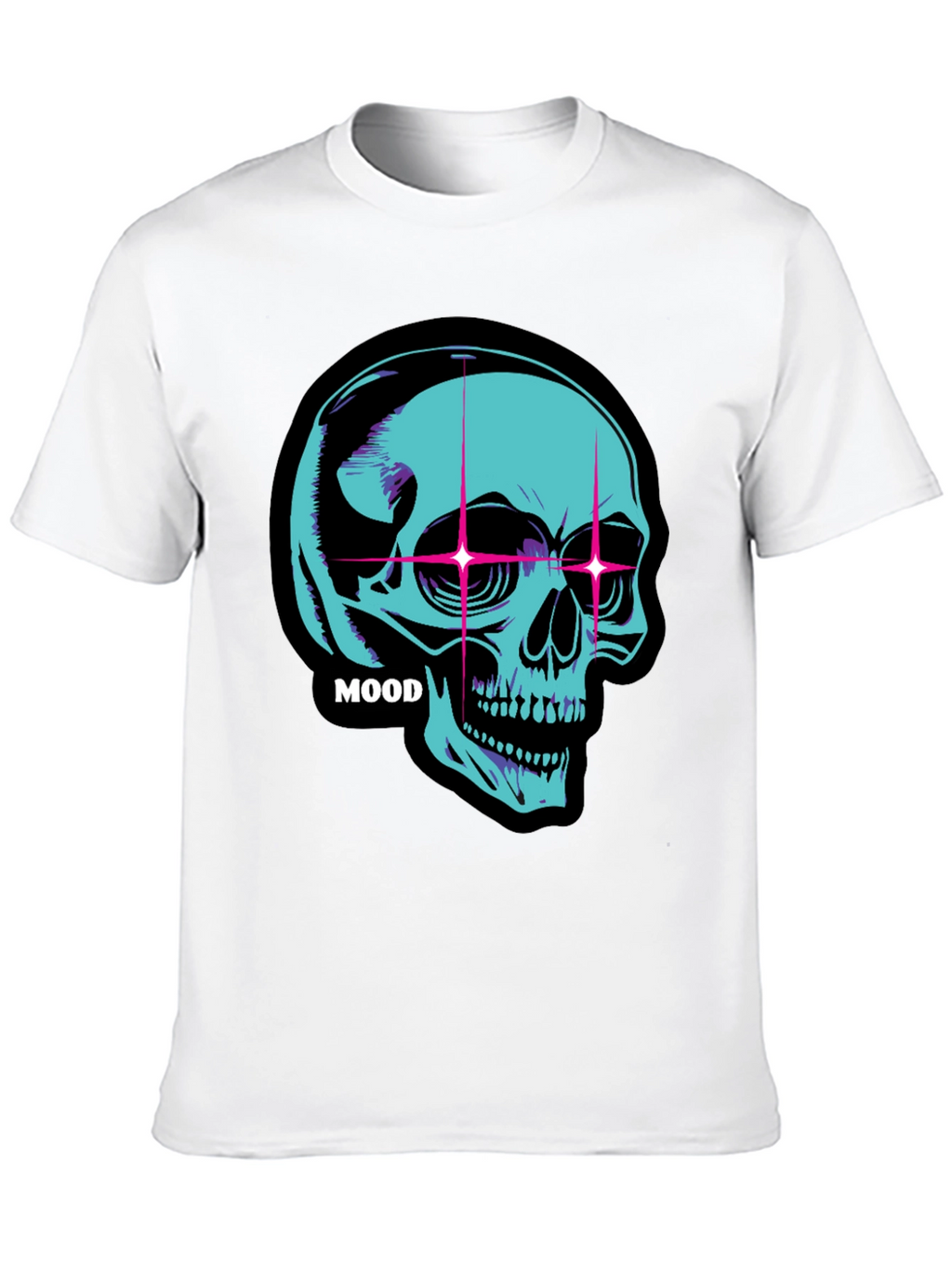 Neon Skull Mood T-Shirt