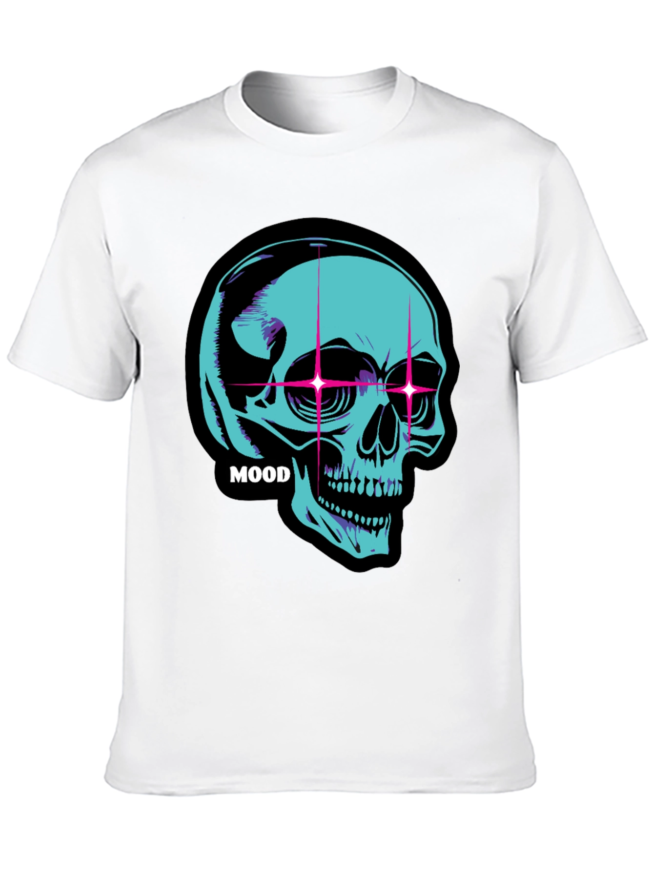 Neon Skull Mood T-Shirt
