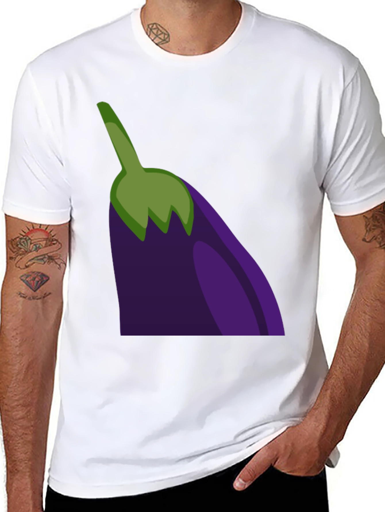Eggplant Emoji T-Shirt
