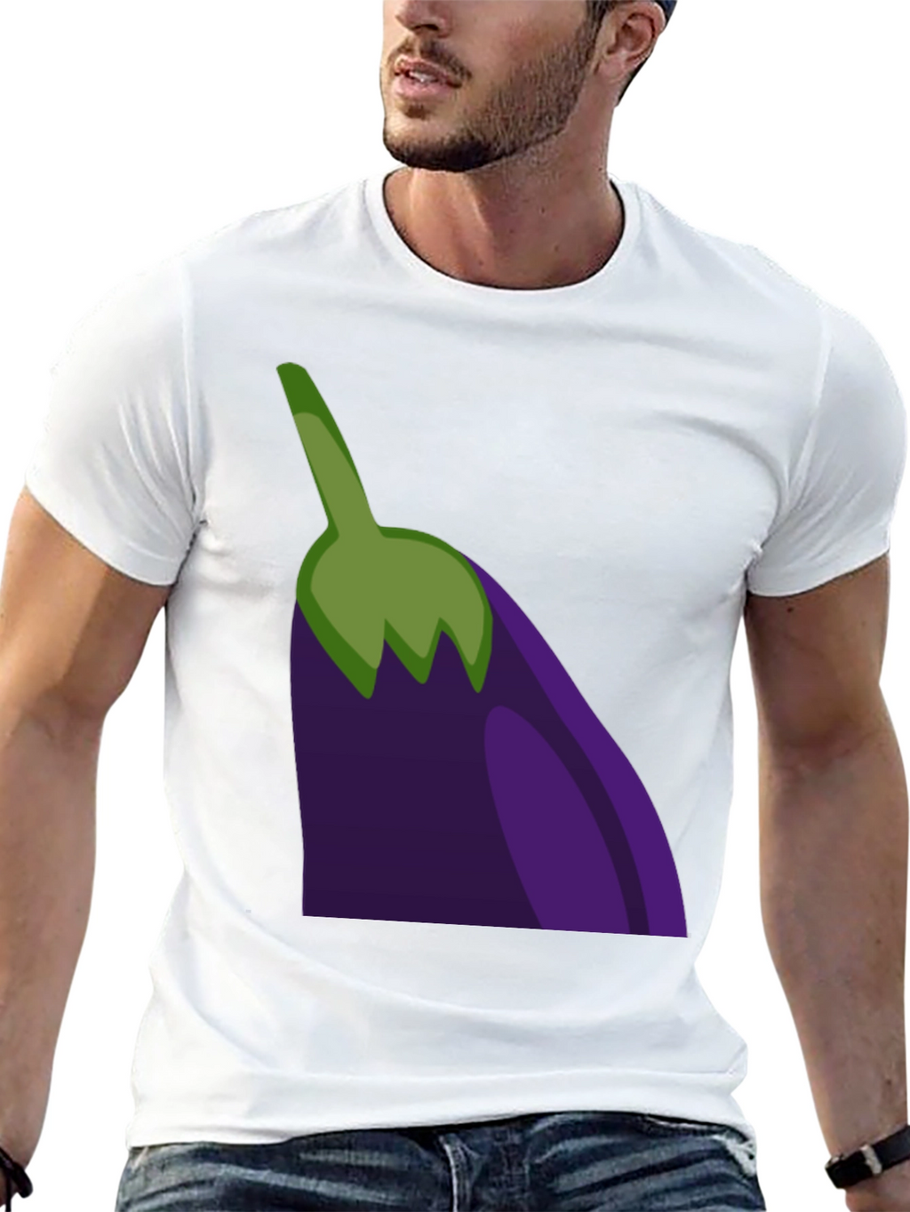 Eggplant Emoji T-Shirt