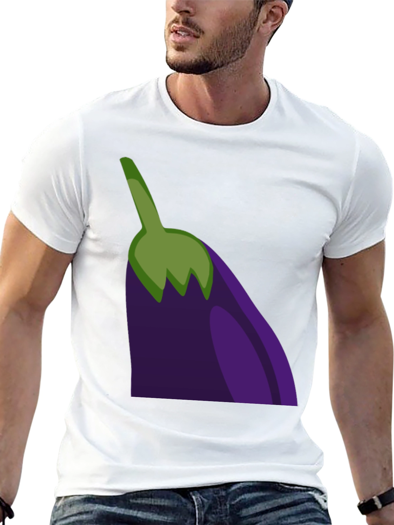 Eggplant Emoji T-Shirt