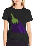 Eggplant Emoji T-Shirt