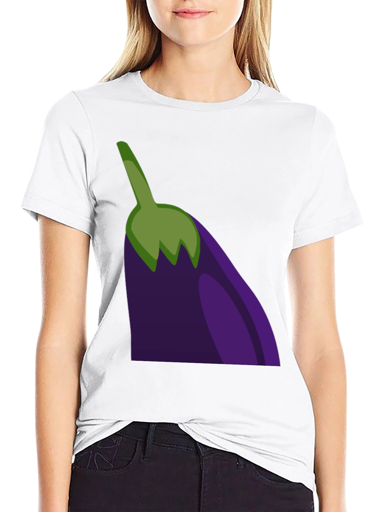Eggplant Emoji T-Shirt