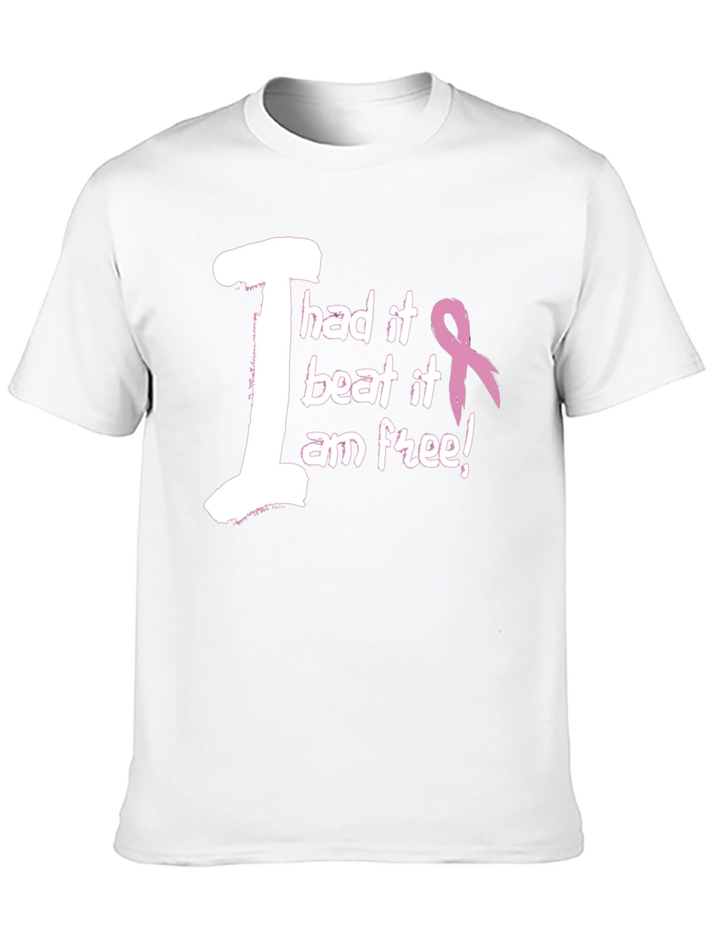 I Beat It Cancer Awareness Graphic T-Shirt