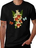 Floral & Butterfly T-Shirt