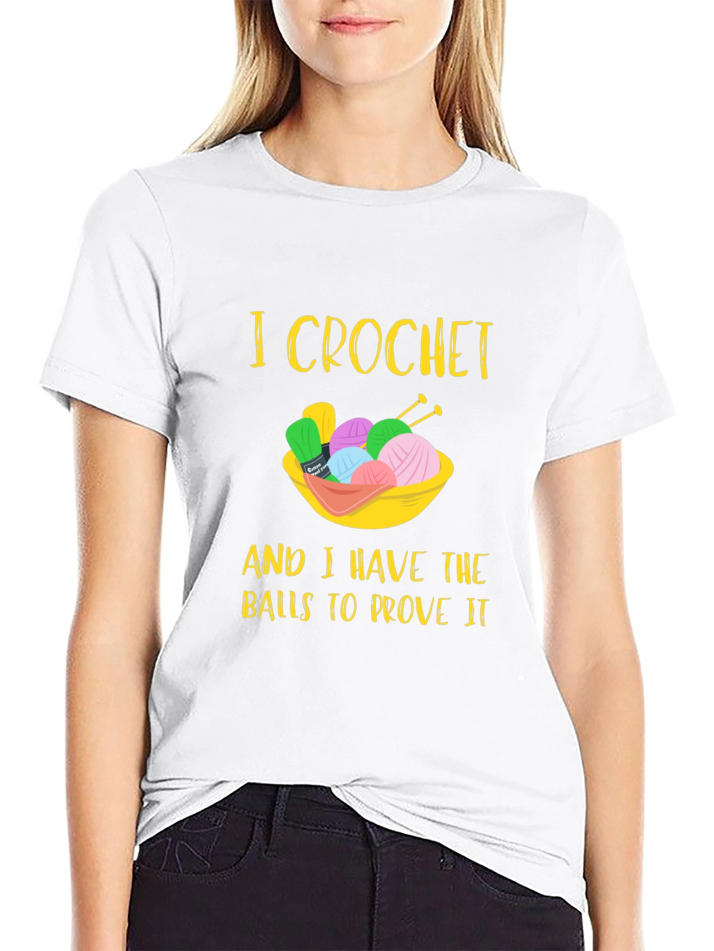 I Crochet T-Shirt - Yarn Balls Tee