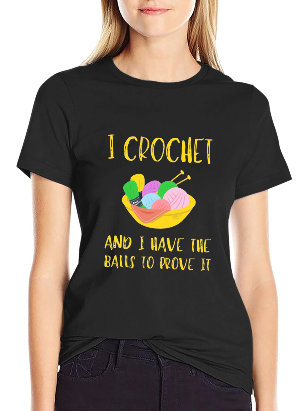 I Crochet T-Shirt - Yarn Balls Tee