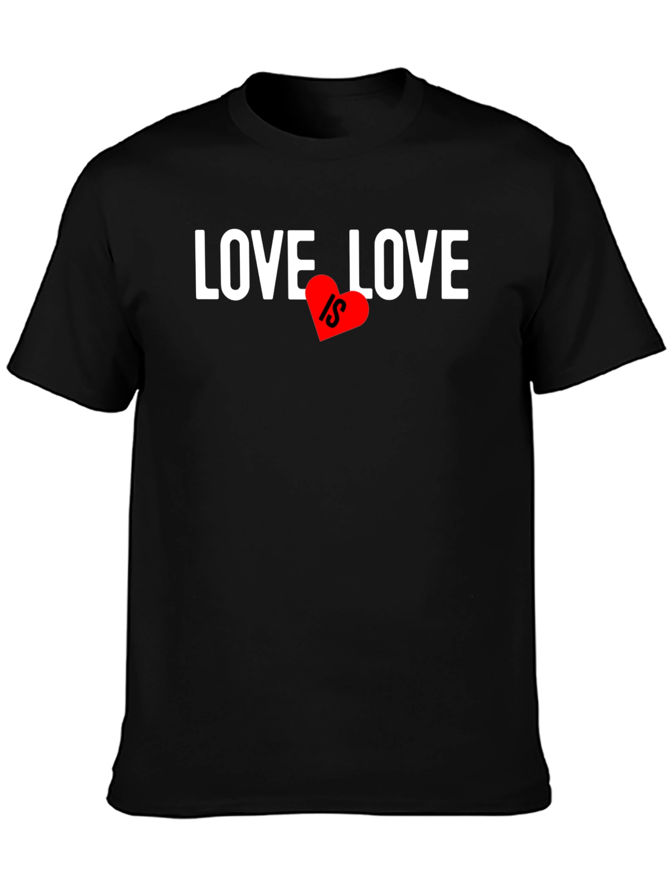Love Is... Graphic Tee - Heart Design