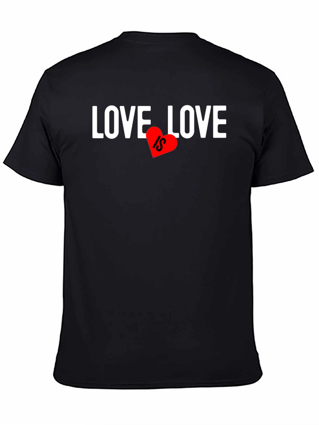 Love Is... Graphic Tee - Heart Design