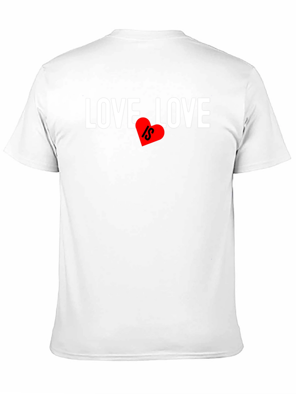 Love Is... Graphic Tee - Heart Design