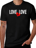 Love Is... Graphic Tee - Heart Design