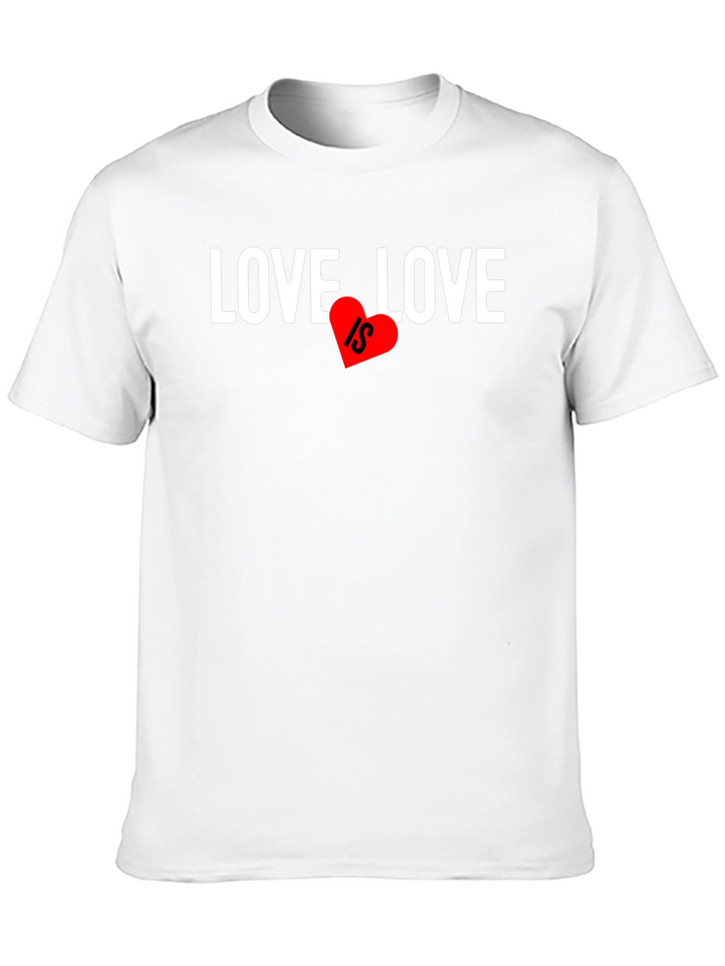 Love Is... Graphic Tee - Heart Design