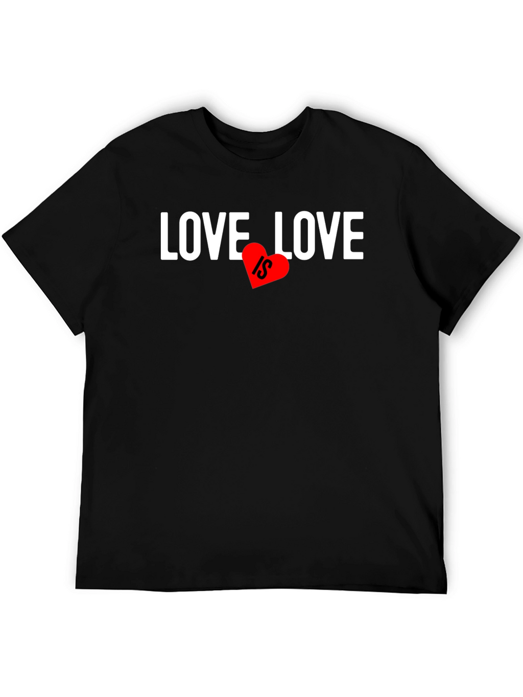 Love Is... Graphic Tee - Heart Design