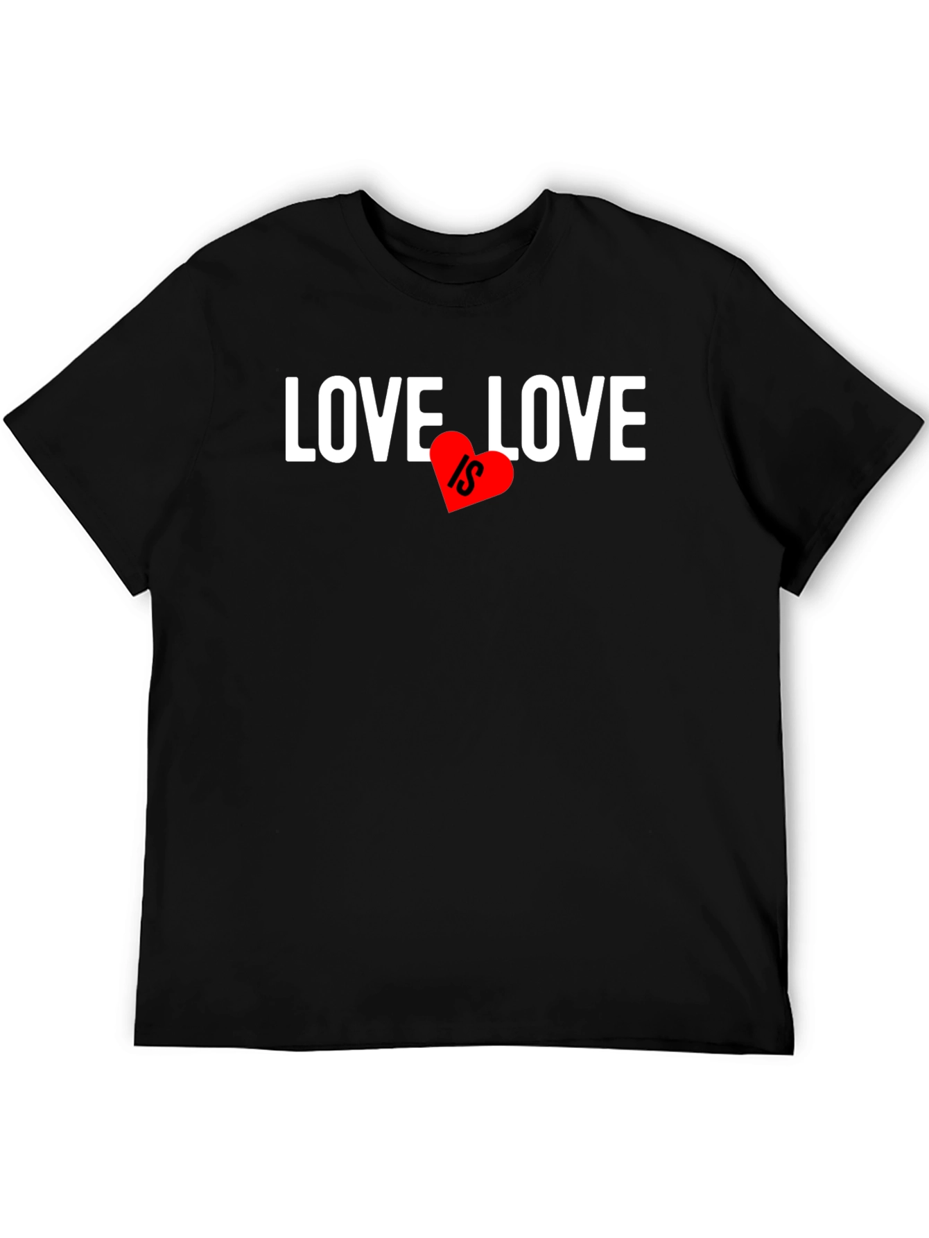 Love Is... Graphic Tee - Heart Design