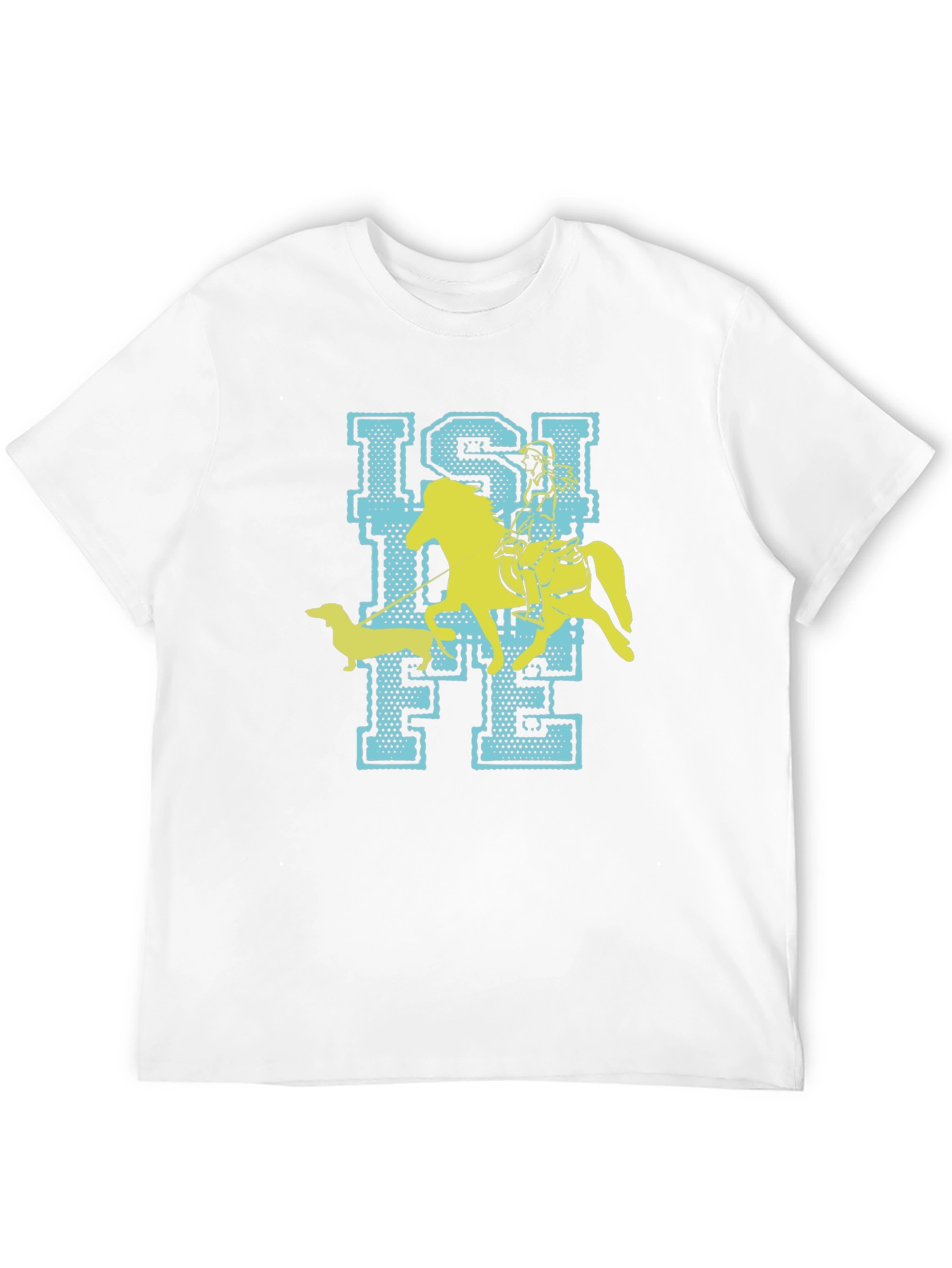 Isi Life T-Shirt - Horse & Dachshund Fun