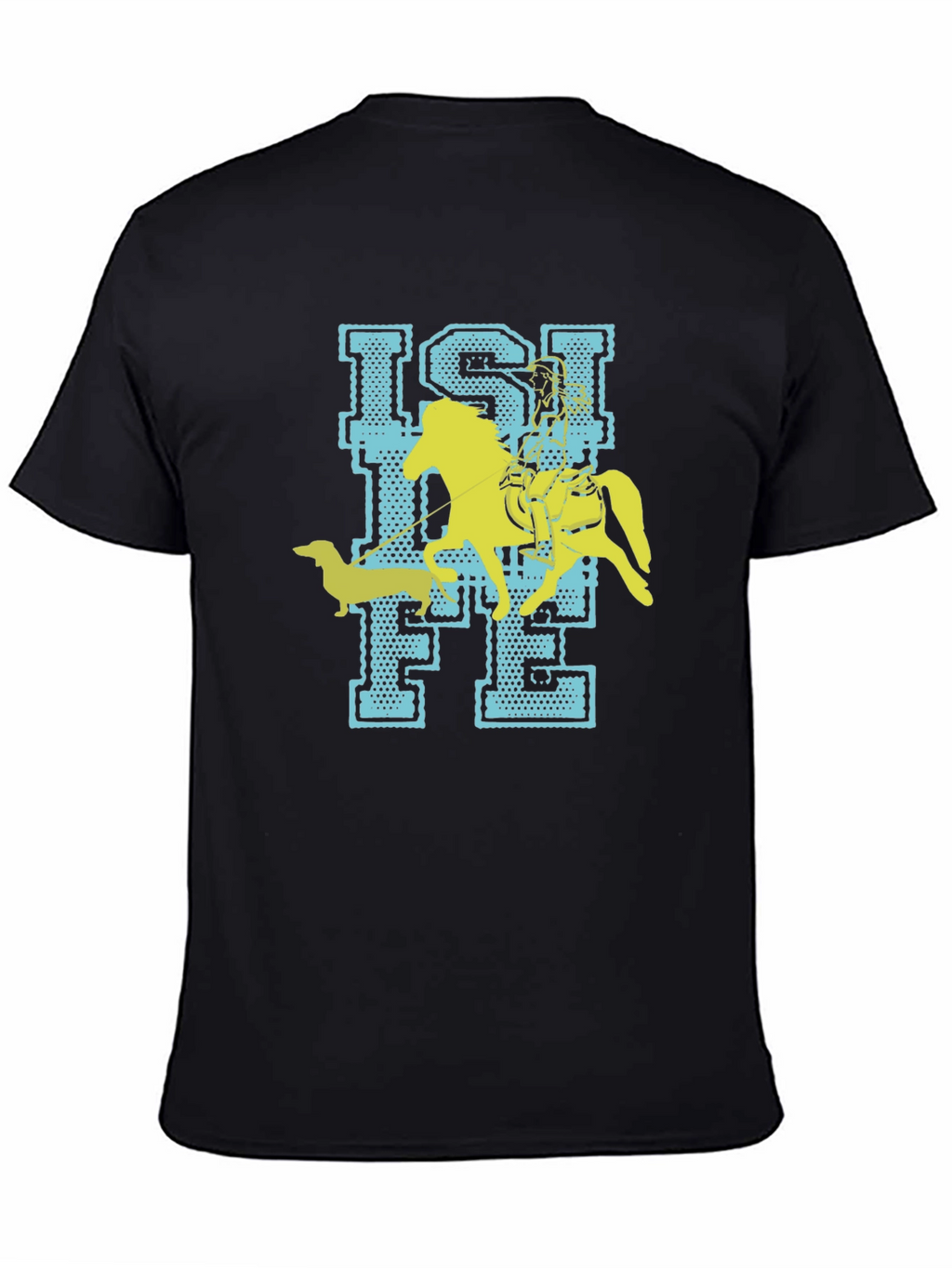 Isi Life T-Shirt - Horse & Dachshund Fun