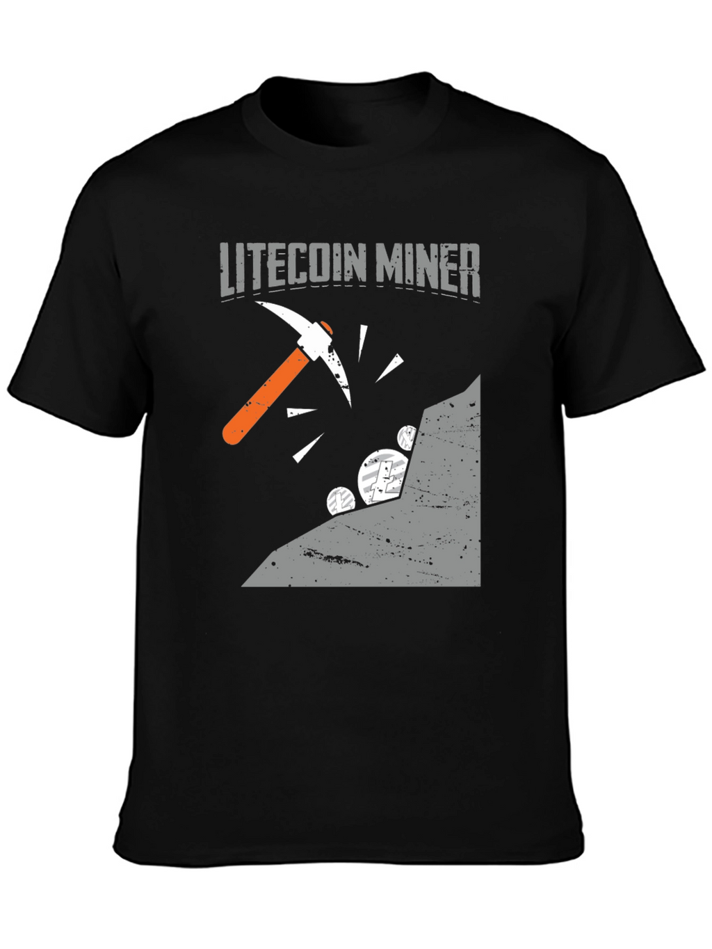 Litecoin Miner Graphic Tee - Cryptocurrency T-Shirt