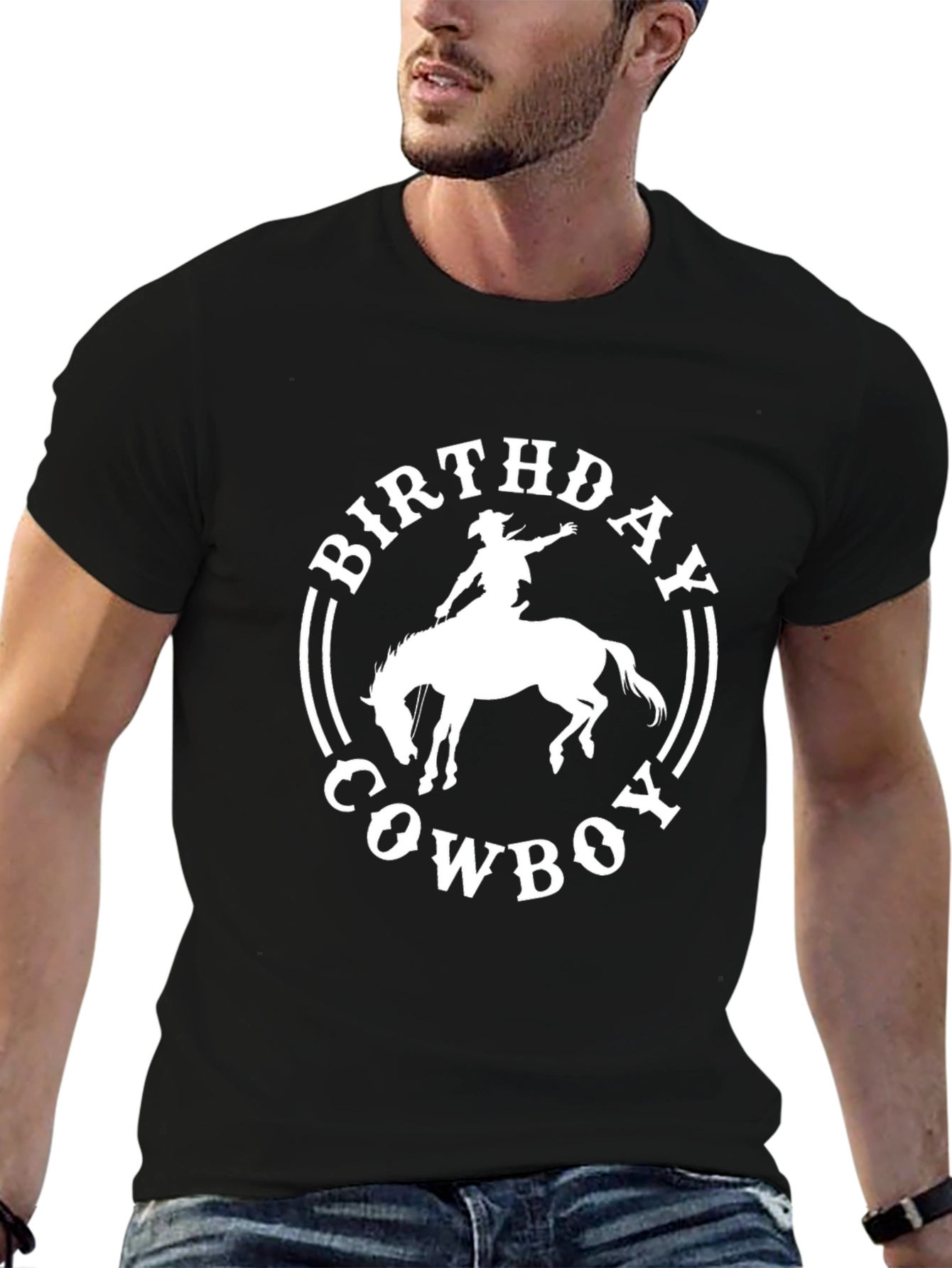 Birthday Cowboy Graphic T-Shirt
