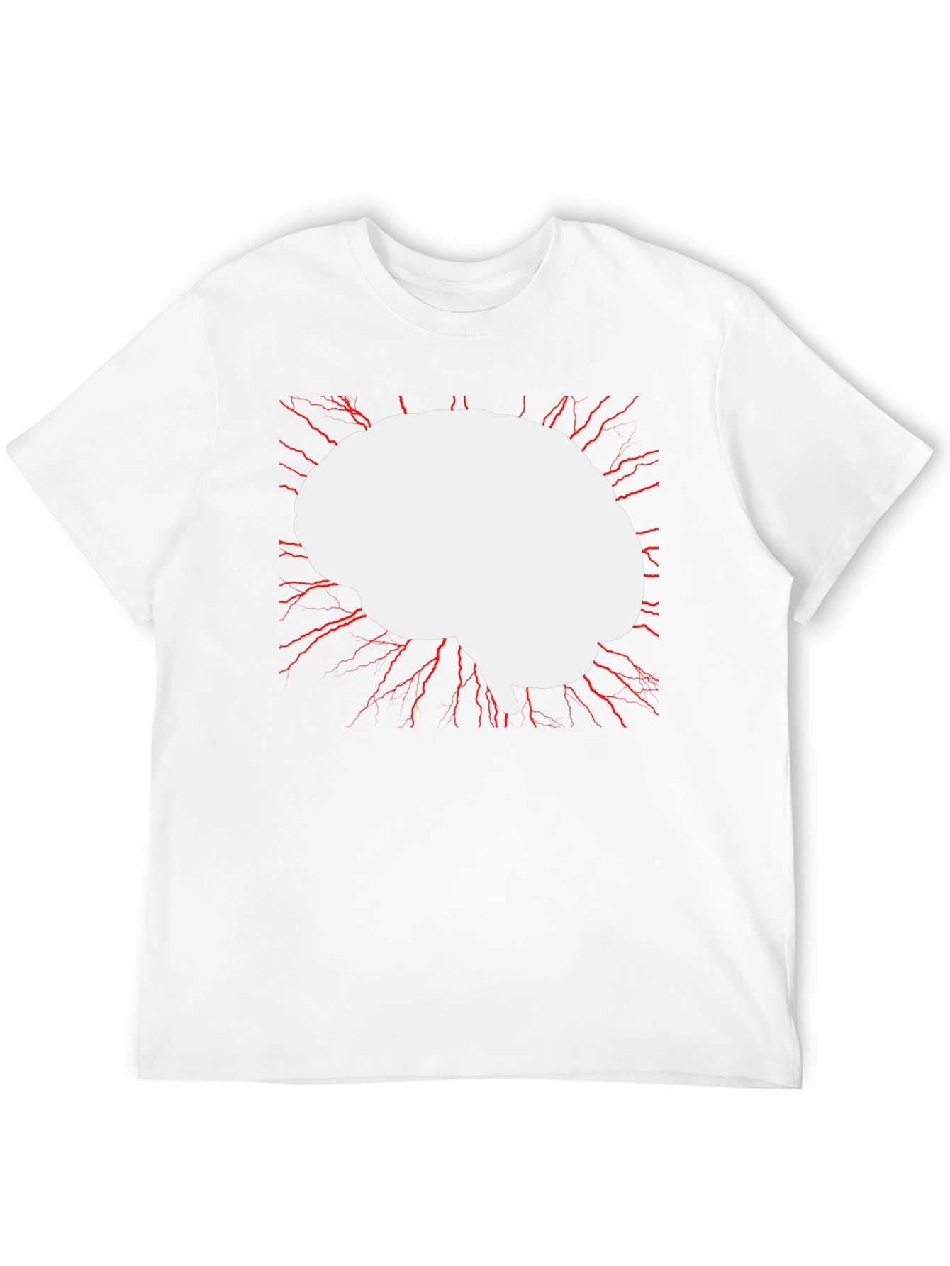 Brain Power T-Shirt - Modern Graphic Tee