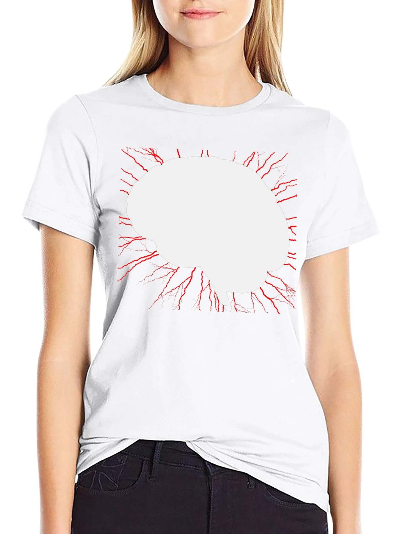 Brain Power T-Shirt - Modern Graphic Tee