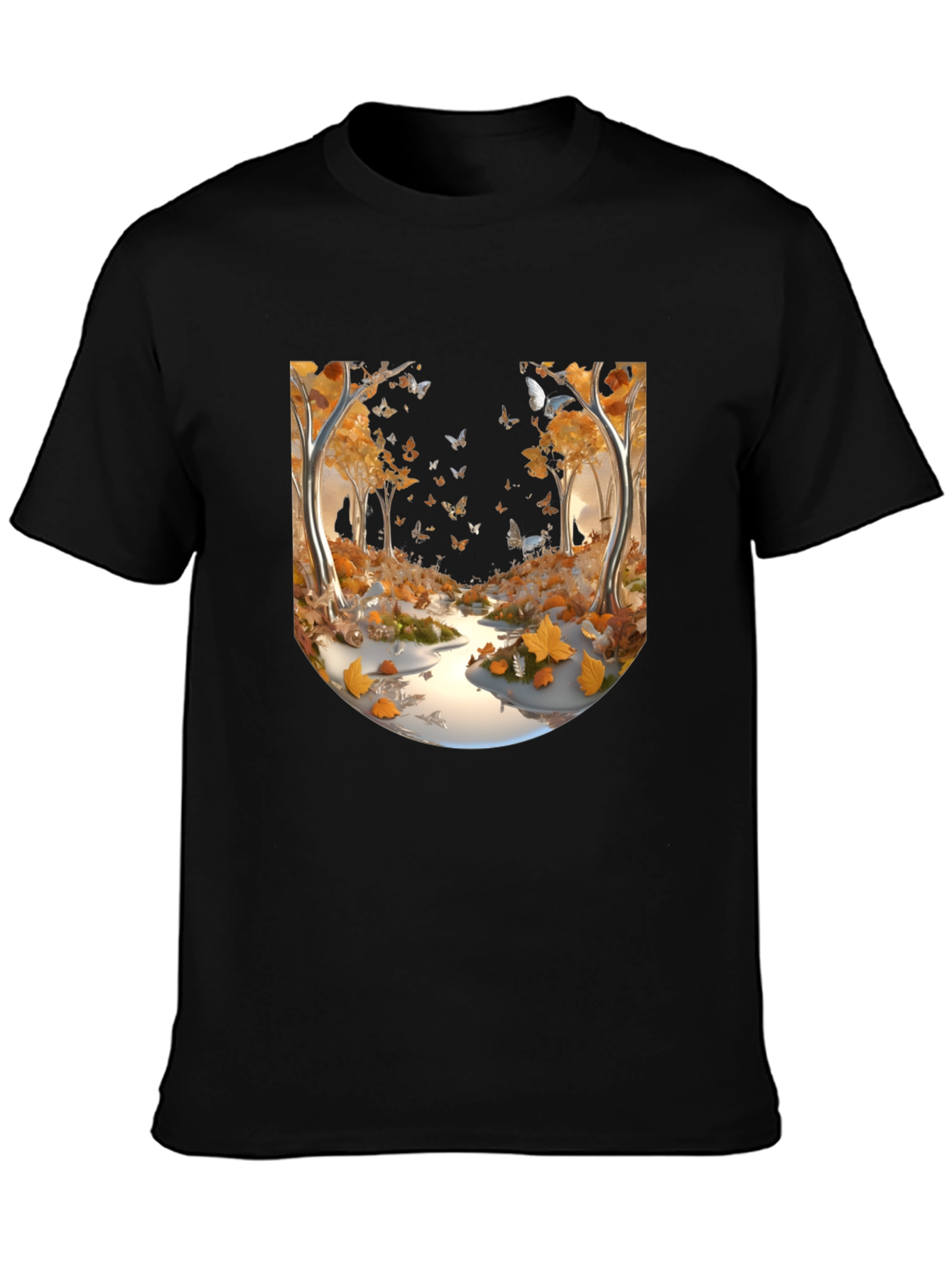 Autumn Forest Butterfly T-Shirt