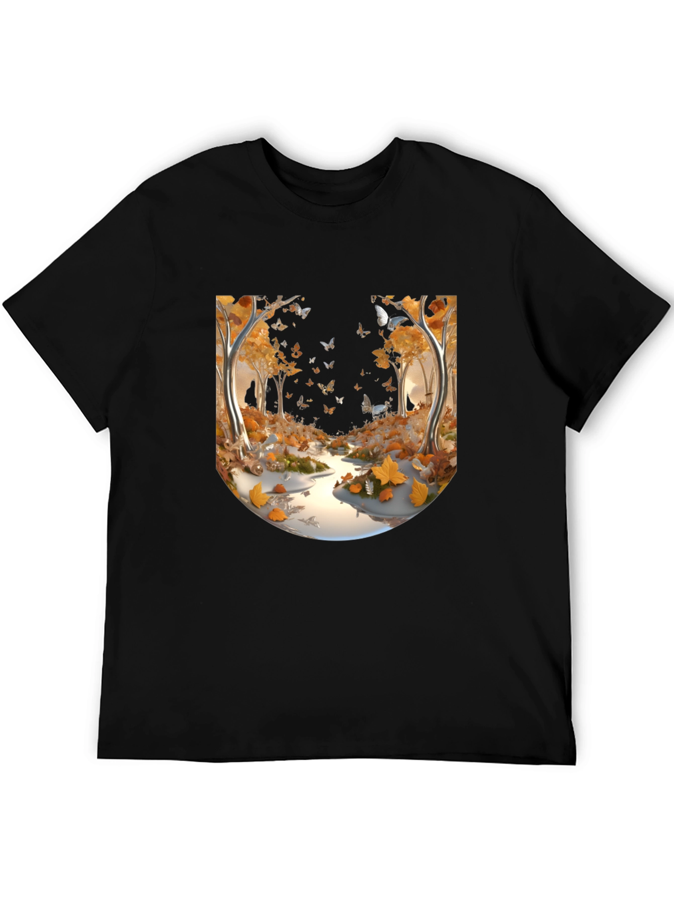 Autumn Forest Butterfly T-Shirt