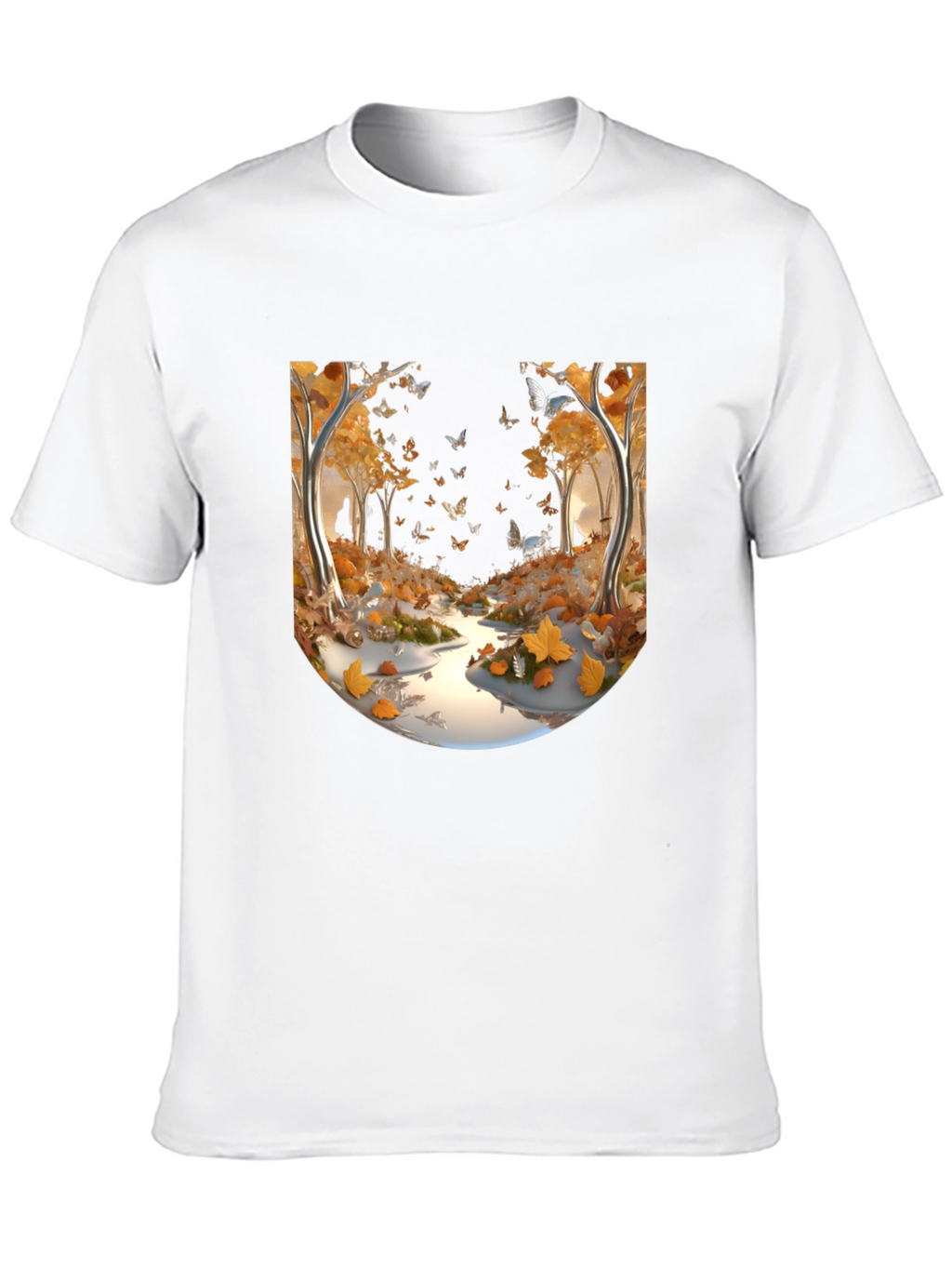 Autumn Forest Butterfly T-Shirt
