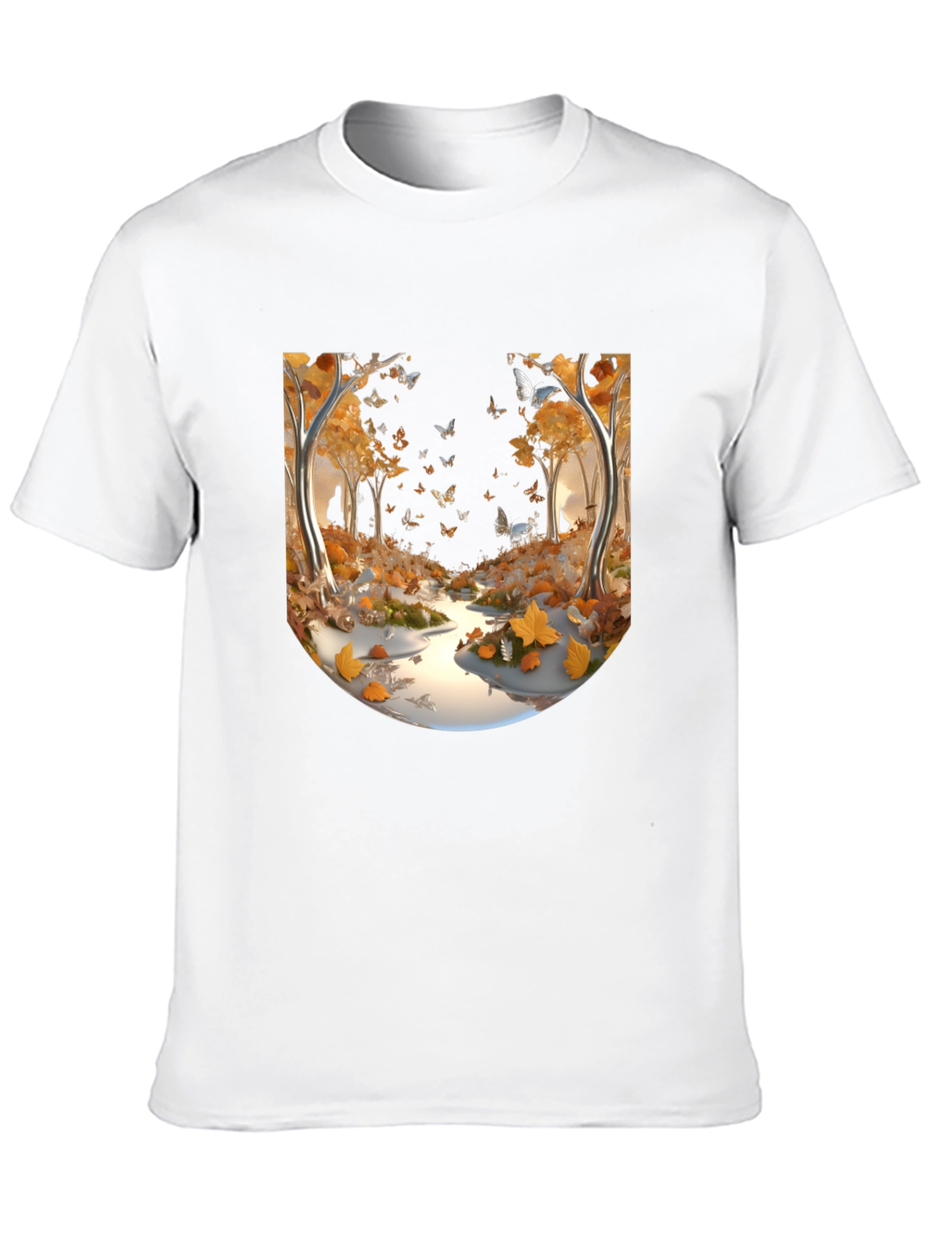 Autumn Forest Butterfly T-Shirt