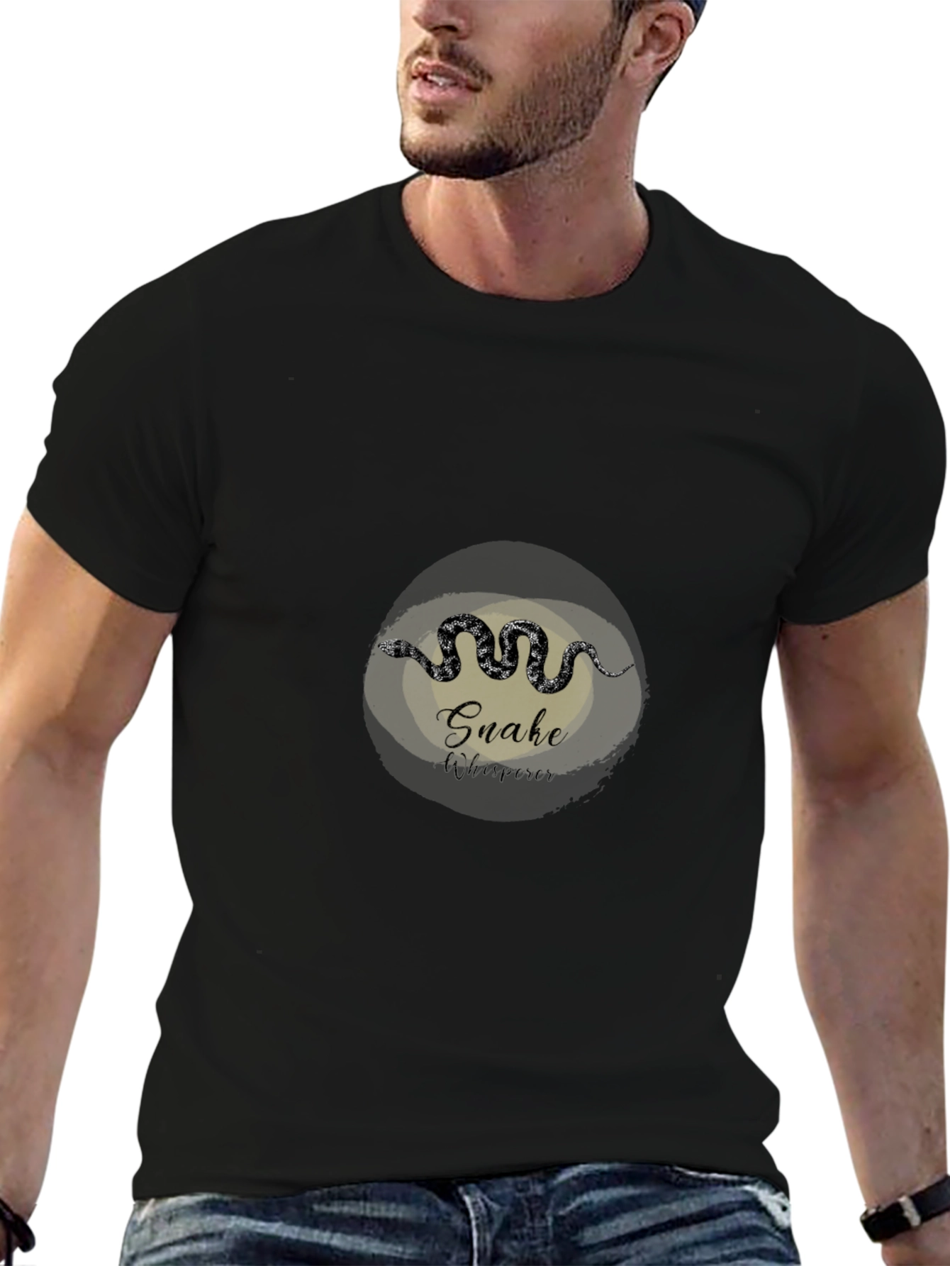 Snake Whisperer Graphic Tee - Black