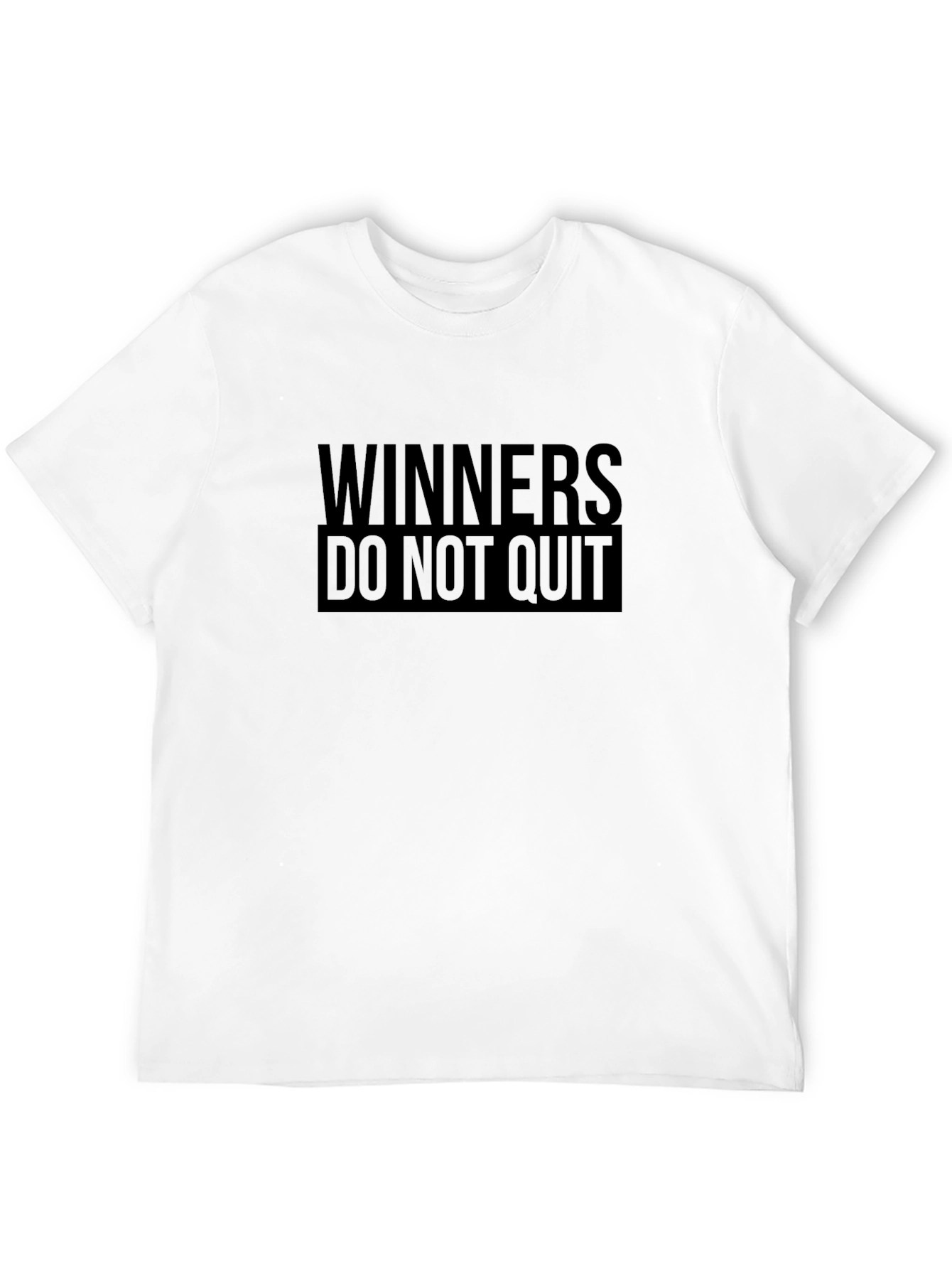 Winners Do Not Quit Black T-Shirt