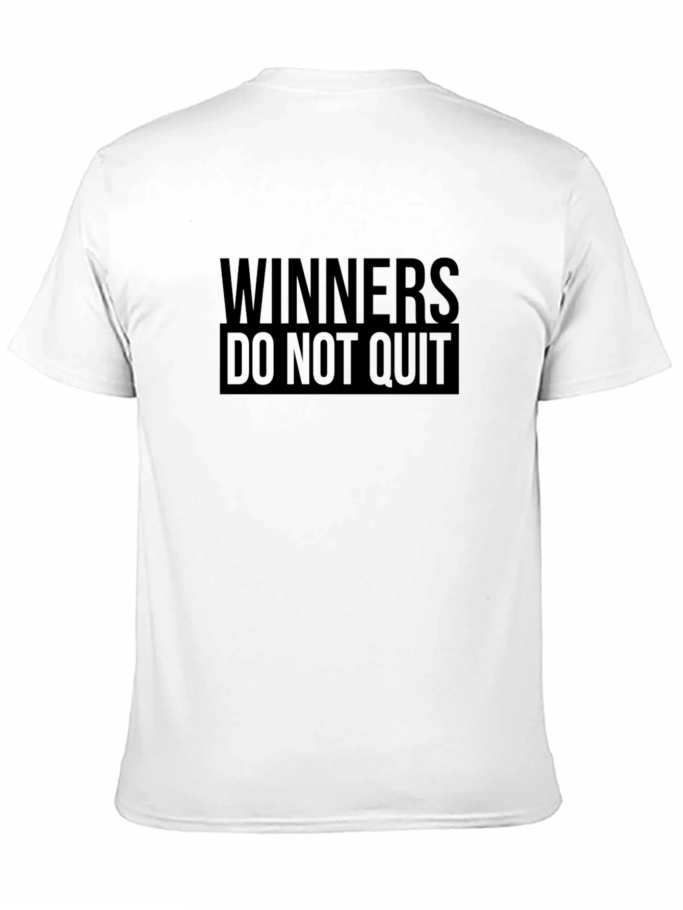 Winners Do Not Quit Black T-Shirt