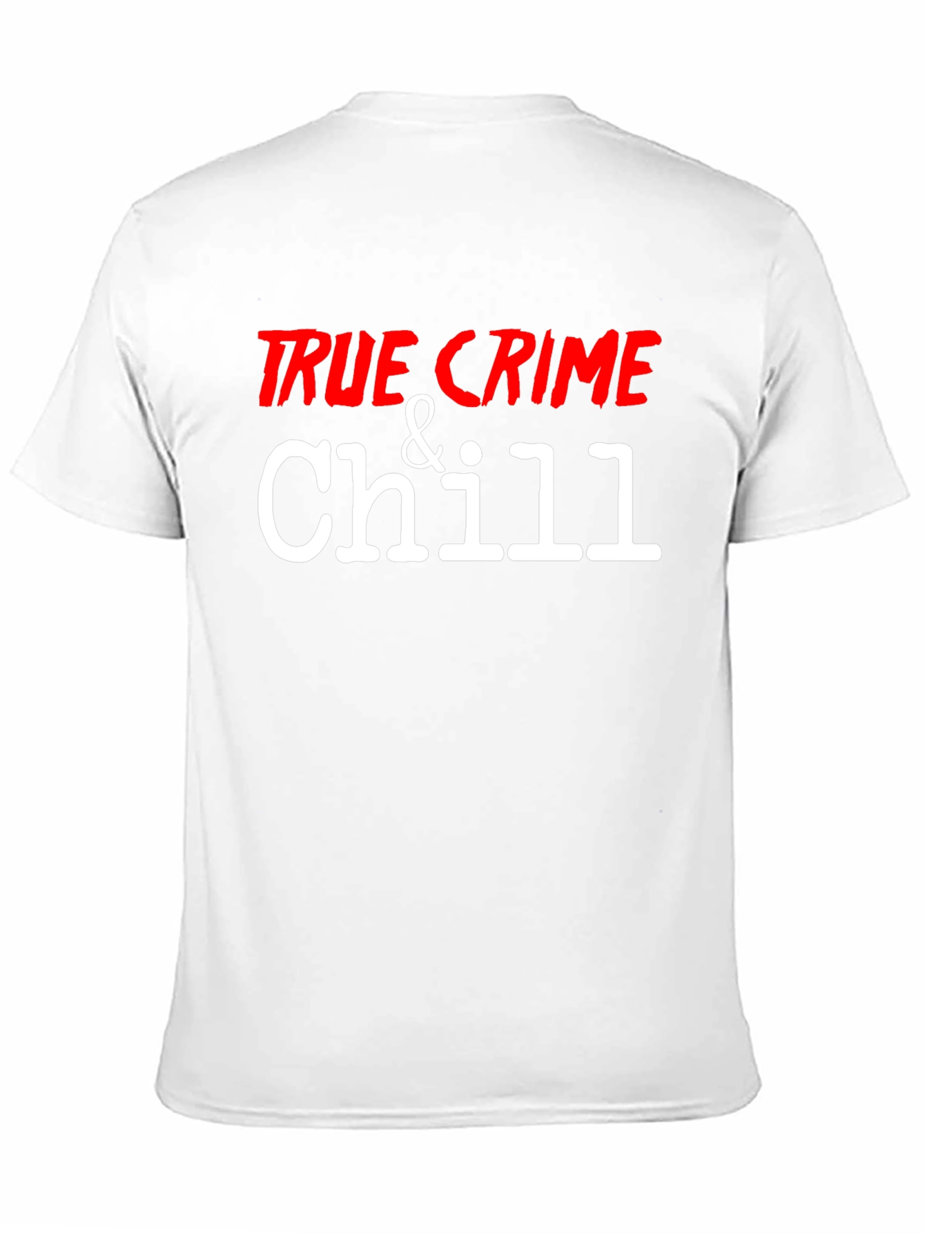 True Crime & Chill Graphic Tee - Black