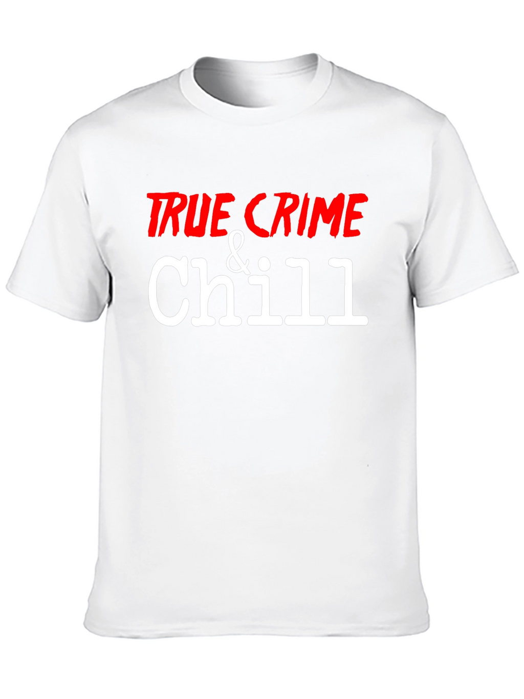 True Crime & Chill Graphic Tee - Black