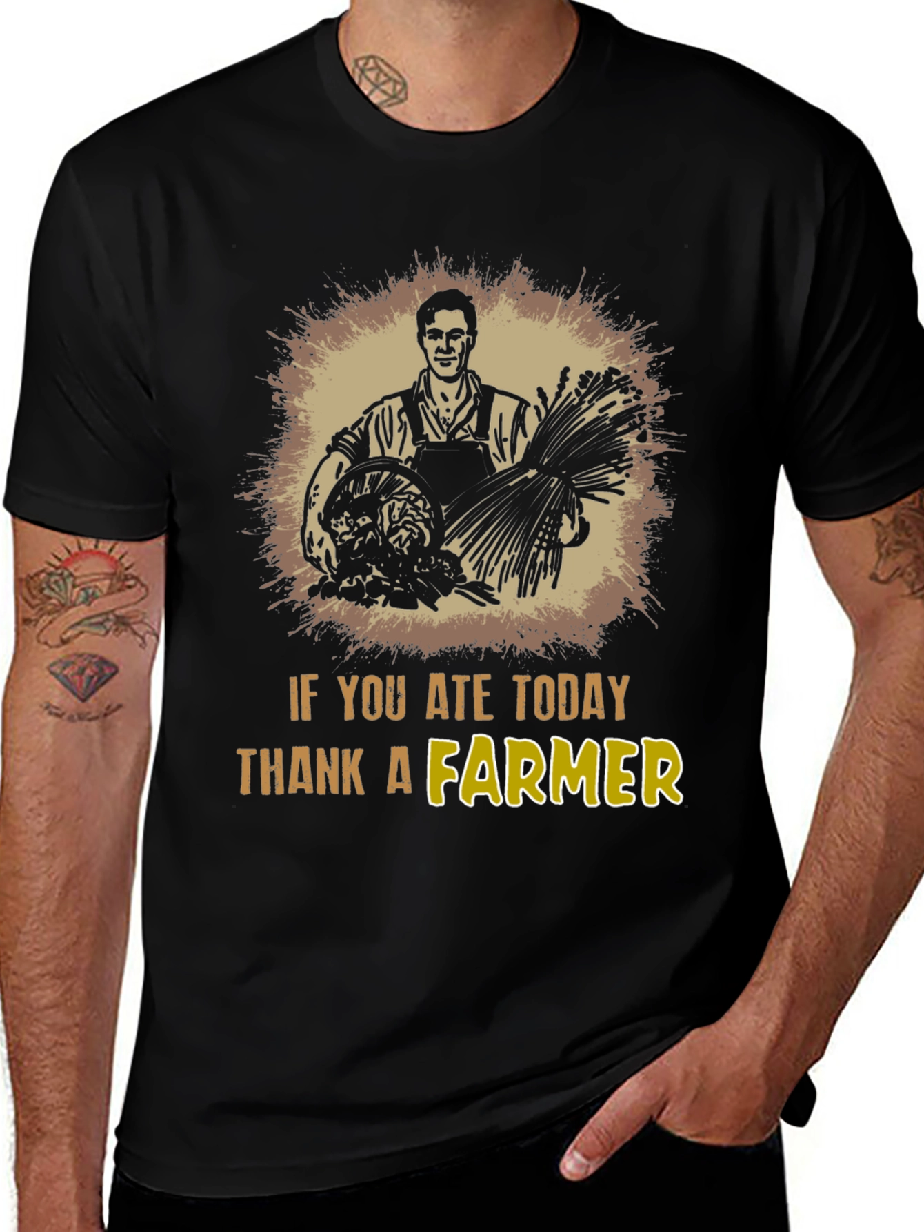 Thank a Farmer Graphic Tee