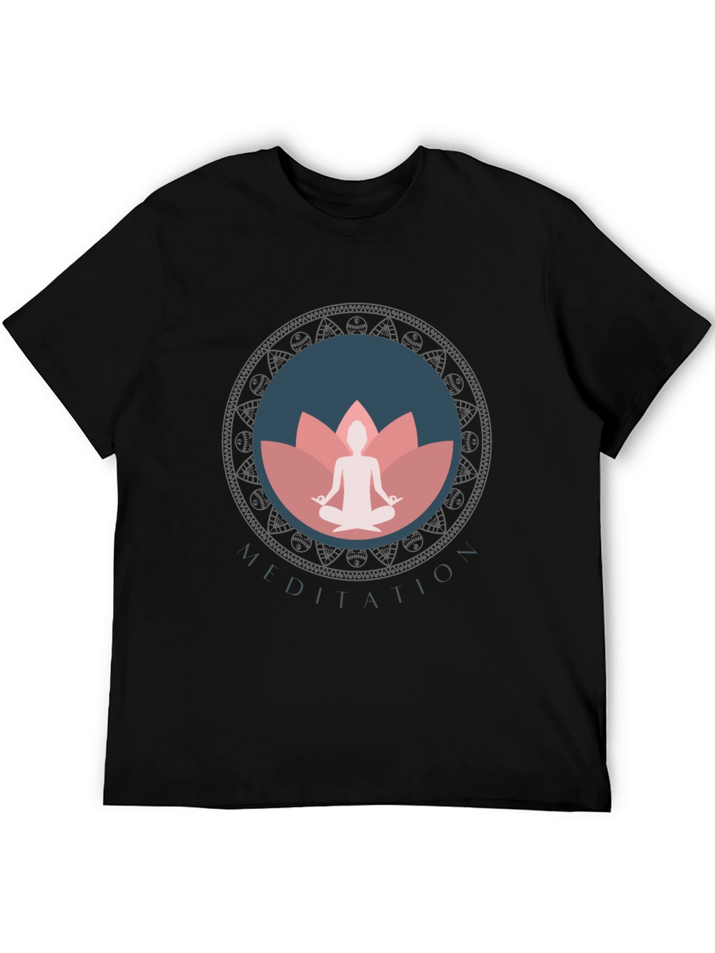 Meditation Mandala Graphic T-Shirt