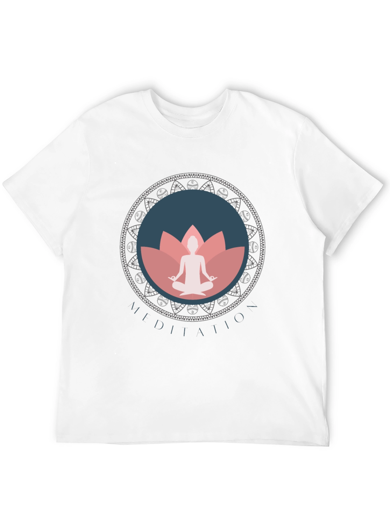 Meditation Mandala Graphic T-Shirt